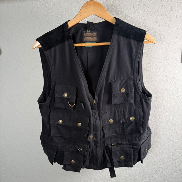 Lauren by Ralph Lauren Jackets & Blazers - Lauren‎ by Ralph Lauren Black Utility Vest Size S Women's Multi Pocket